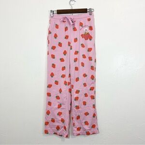 Strawberry Shortcake Pink Pajama Pants Size Small